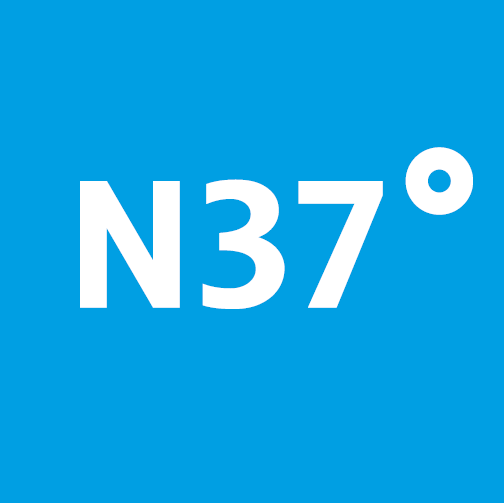N37度